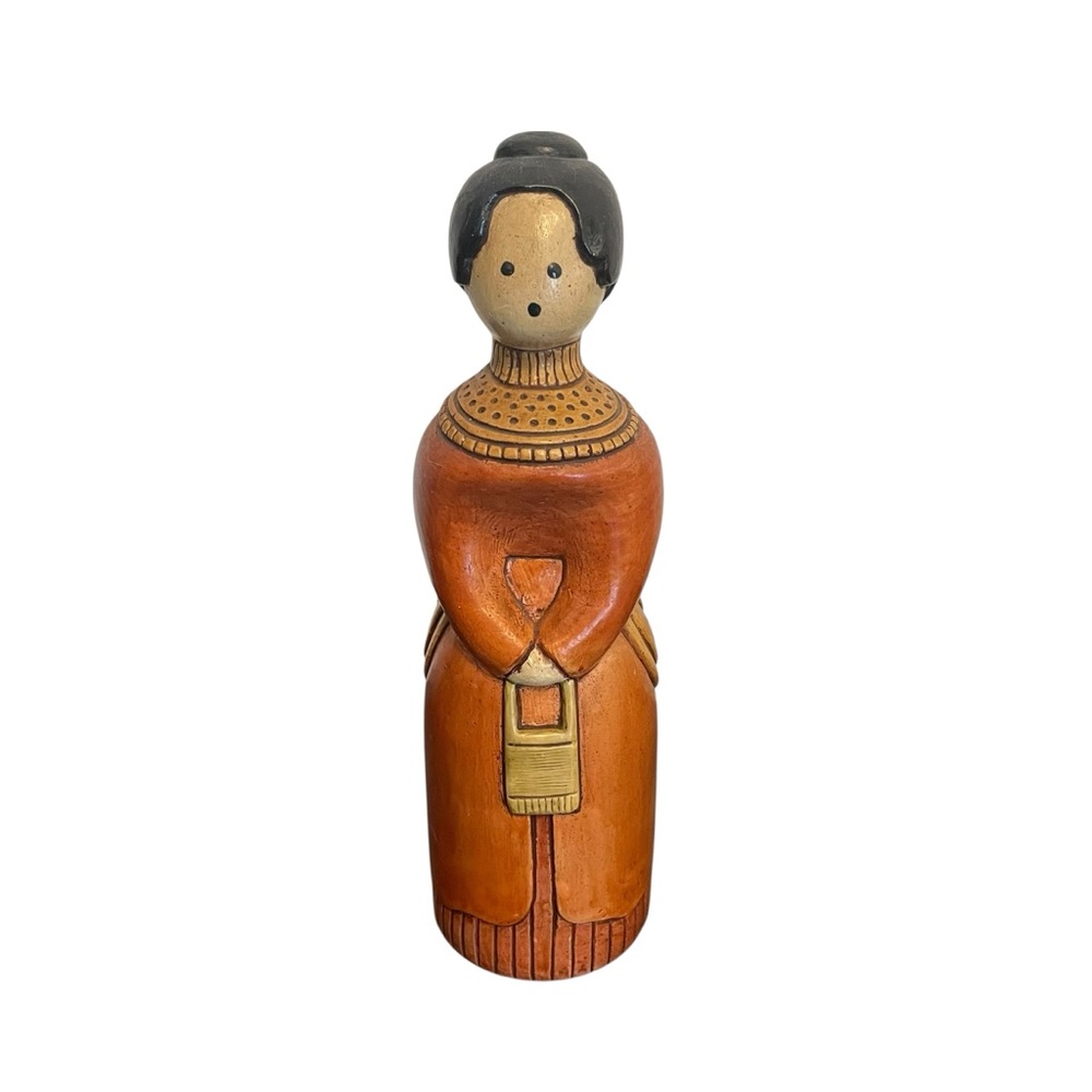 Sylvia Hood Original Pasadena CA Chalkware MidCentury 1960s Figure Figurine Rare